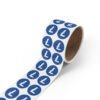 Litecoin Round Stickers Label Rolls - Durable and Stylish Stickers for All Your Needs - Image 9