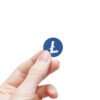 Litecoin Round Stickers Label Rolls - Durable and Stylish Stickers for All Your Needs - Image 14