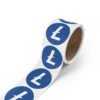 Litecoin Round Stickers Label Rolls - Durable and Stylish Stickers for All Your Needs - Image 2