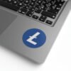 Litecoin Round Stickers Label Rolls - Durable and Stylish Stickers for All Your Needs - Image 4