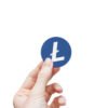 Litecoin Round Stickers Label Rolls - Durable and Stylish Stickers for All Your Needs - Image 7