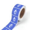 Ethereum Square Sticker Label Rolls - High-Quality Stickers for All Your Needs - Image 37