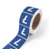 Litecoin Square Sticker Label Rolls - High-Quality, Durable, and Customizable - Image 37