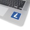 Classic Litecoin Square Stickers - Simple, Elegant, and Popular - Image 2