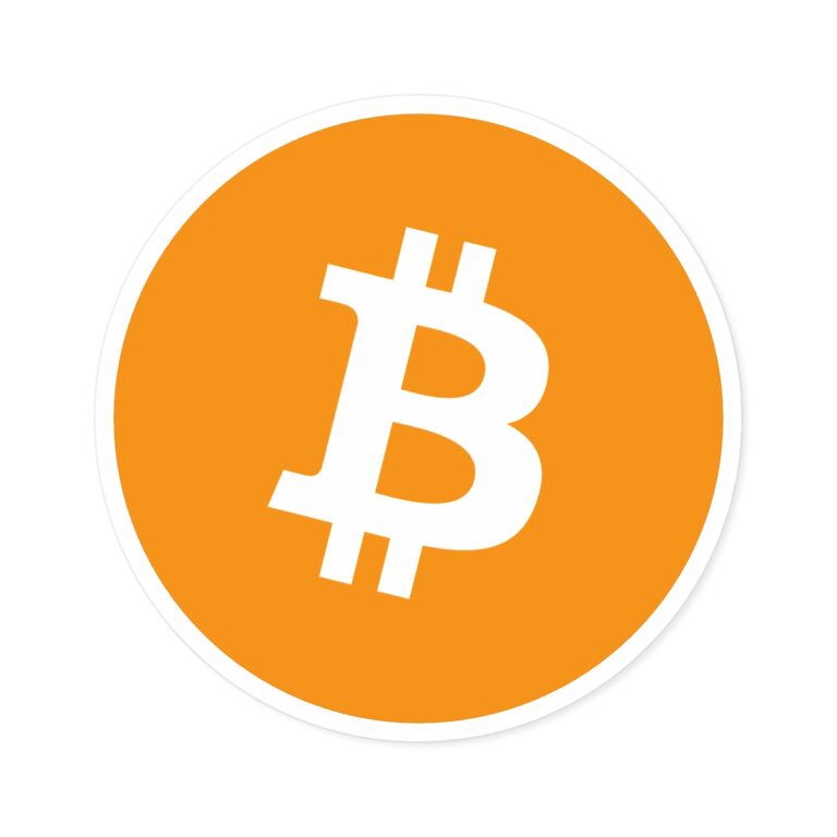 Bitcoin Round Stickers for Indoor and Outdoor Use
