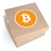 Bitcoin Round Stickers for Indoor and Outdoor Use - Image 2