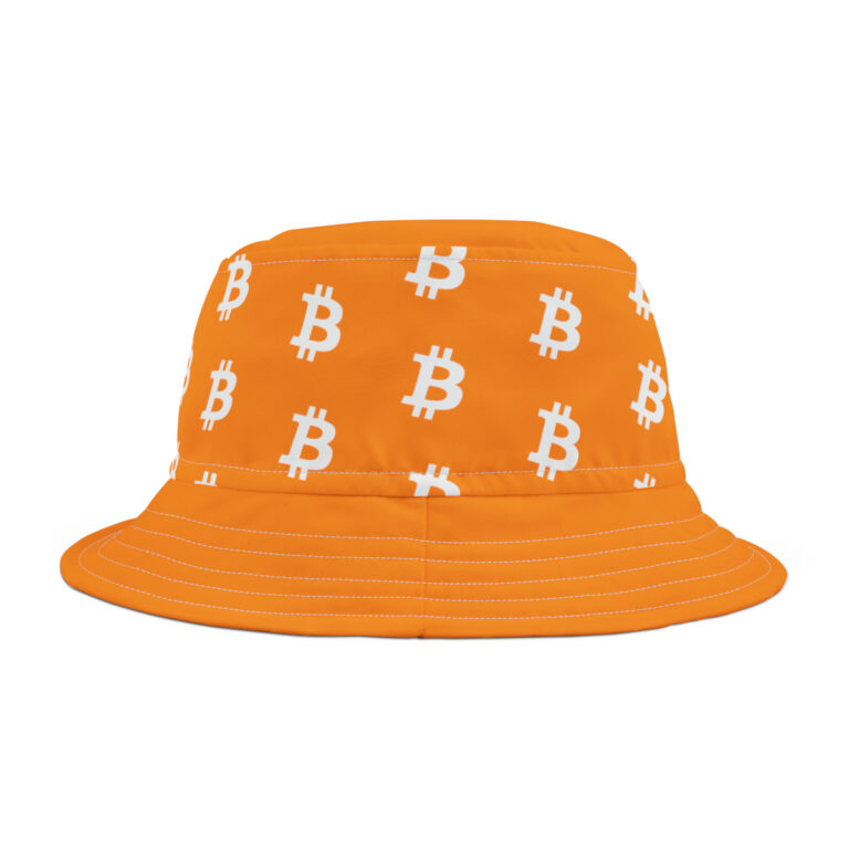 Bitcoin Bucket Hat (AOP) Orange