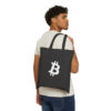 Bitcoin Tote Bag Cotton Canvas - Image 4