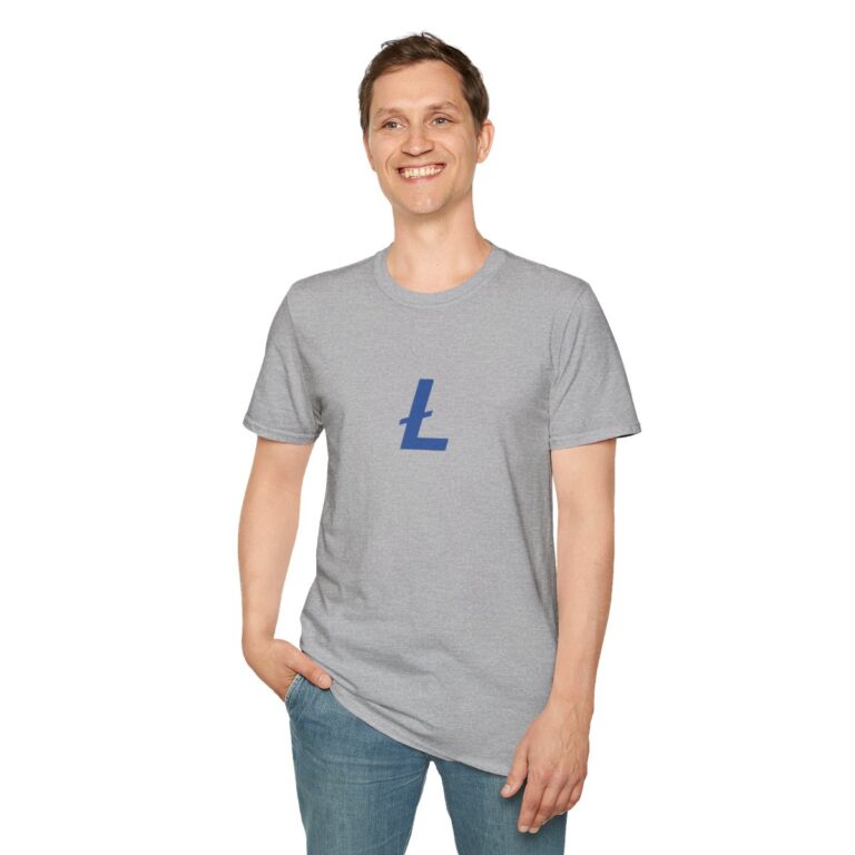 Litecoin Symbol T-Shirt Unisex Softstyle