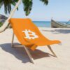 Bitcoin Beach Towel Orange - Image 4