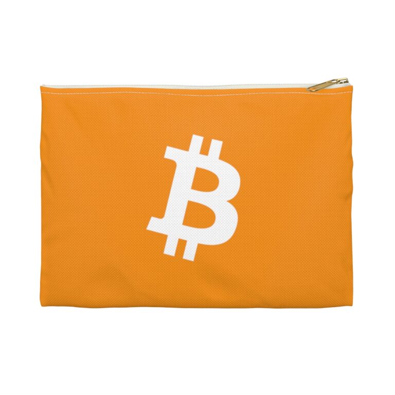 Bitcoin Accessory Pouch Orange