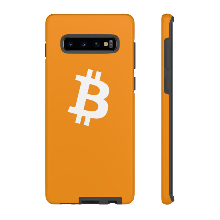 Samsung Galaxy Bitcoin Case Orange