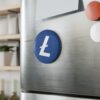 Litecoin Button Magnet Round (1-10 pcs) - Image 3