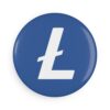 Litecoin Button Magnet Round (1-10 pcs) - Image 6