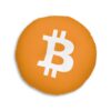 Bitcoin Tufted Floor Pillow, Round - Image 6