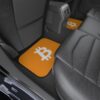 Bitcoin Car Mats (2x Rear) Orange - Image 4