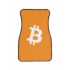 Bitcoin Car Floor Mats Orange, 1pc