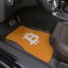 Bitcoin Car Floor Mats Orange, 1pc - Image 4
