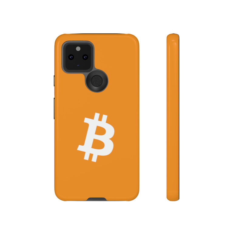 Google Pixel Bitcoin Case Orange