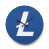 Litecoin Acrylic Wall Clock - Image 13